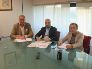 Nico Valiani, managing director (al centro); Enrico Ceri, responsabile Apparel Division (a sinistra) e Federico Giovannini, software engineer.