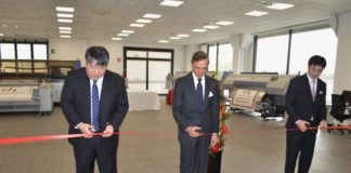 inaugurazione nuova sede mimaki bompan textile Srl